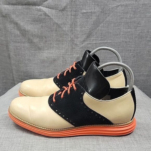 Cole Haan Lunargrand Saddle Oxford shoes C1124 Men\'s SZ 8 main image 4
